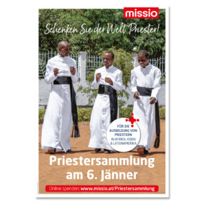 Priestersammlung Plakat DIN A3