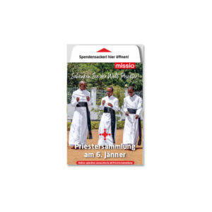 Spendensackerl für die Priestersammlung