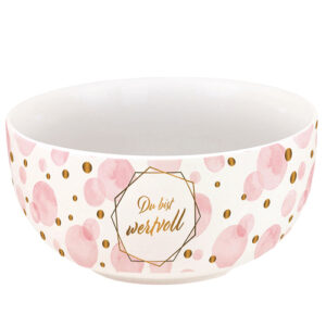 Schüssel "Du bist wertvoll"