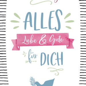 Glückwunschkarte "Zur Firmung alles Liebe & Gute für dich"