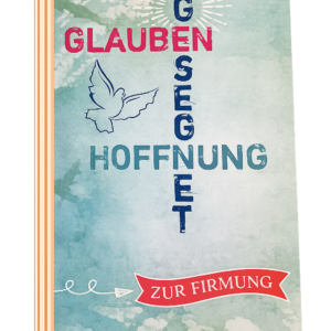 Glückwunschkarte "Gesegnet, Glauben, Hoffnung"