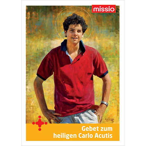 Gebetskarte "Heiliger Carlo Acutis"