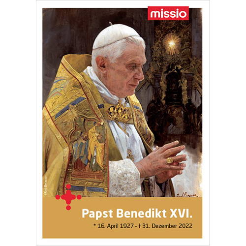 Gebetskarte "Papst Benedikt XVI."
