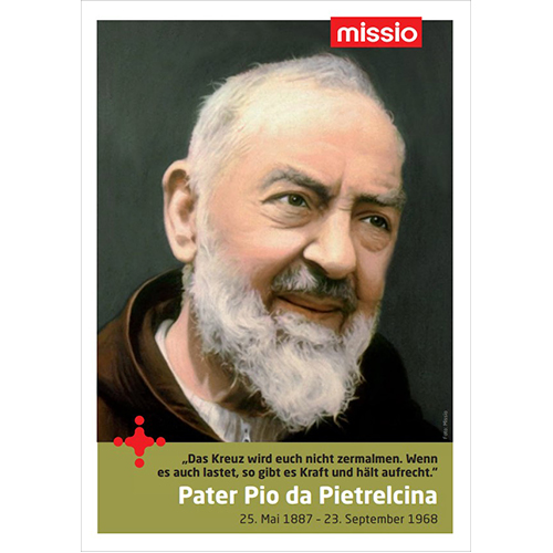 Gebetskarte "Pater Pio da Pietrelcina"