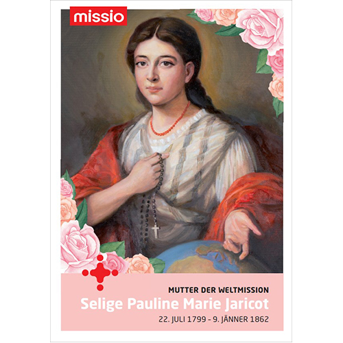 Gebetskarte "Selige Pauline Marie Jaricot"