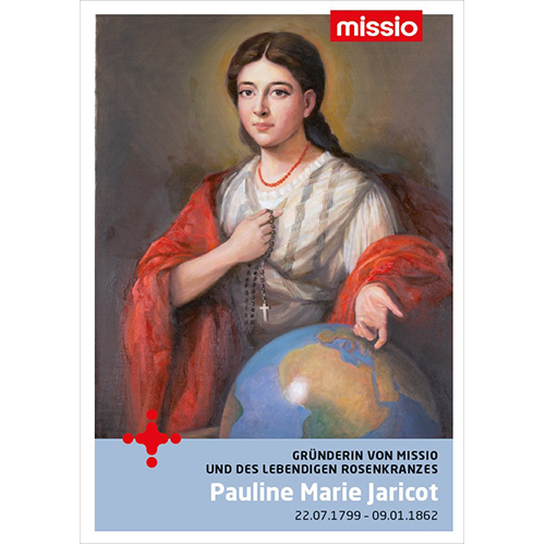 Gebetskarte "Flyer Selige Pauline Marie Jaricot"