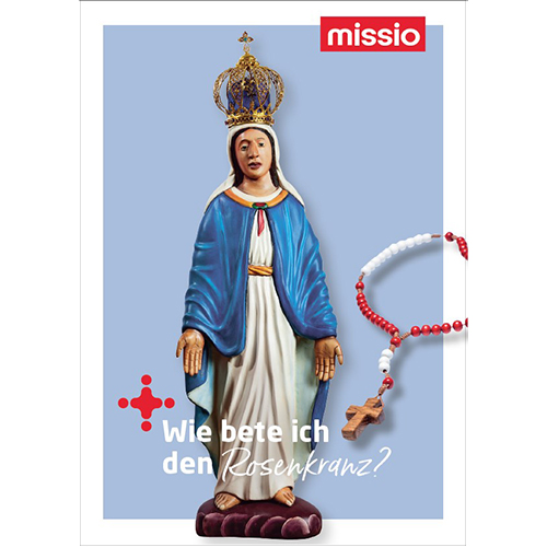 Gebetskarte" Wie bete ich den Rosenkranz?"