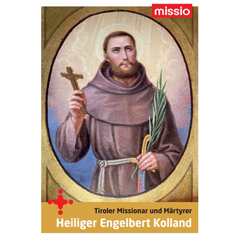 Gebetskarte "Heiliger Engelbert Kolland"